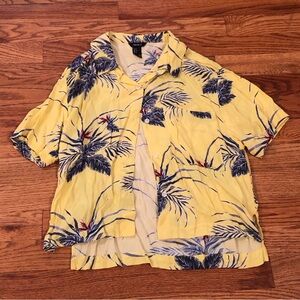 Hawaiian Shirt Yellow
